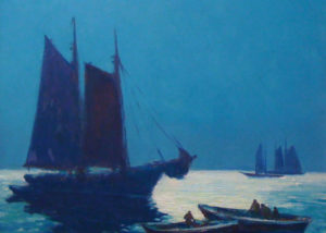 "Boats in Moonlight"