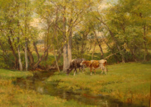 “Cattle by the Stream”