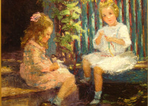 "Young Girls at Play"