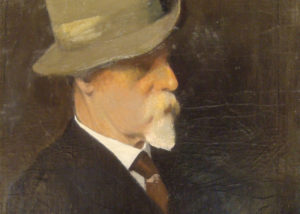 “Portrait with a Gentleman in a Hat”