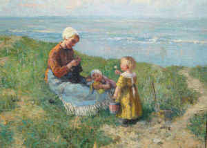 Carl Eugene Mulertt's “Family Outing at the Shore”