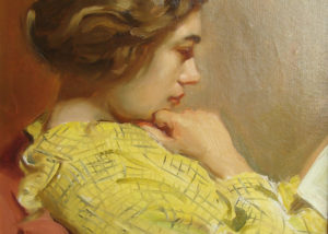 “Portrait of a Young Girl Reading”