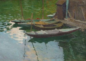 Paul Louis Guilbert's “Boats on the Seine”