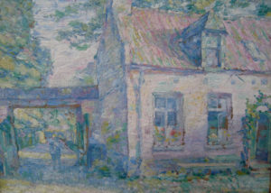 "Sunlit House in Spring"