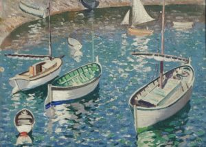 “Boats in Harbor”