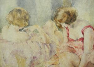 Joseph Kovesy's "Two Ballerinas Resting"