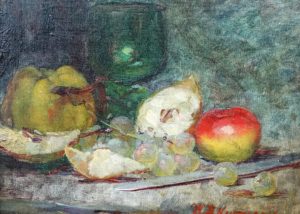 "Apple and Green Goblet"